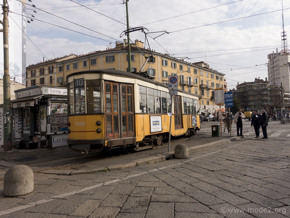 Old Tram at Porta Genova